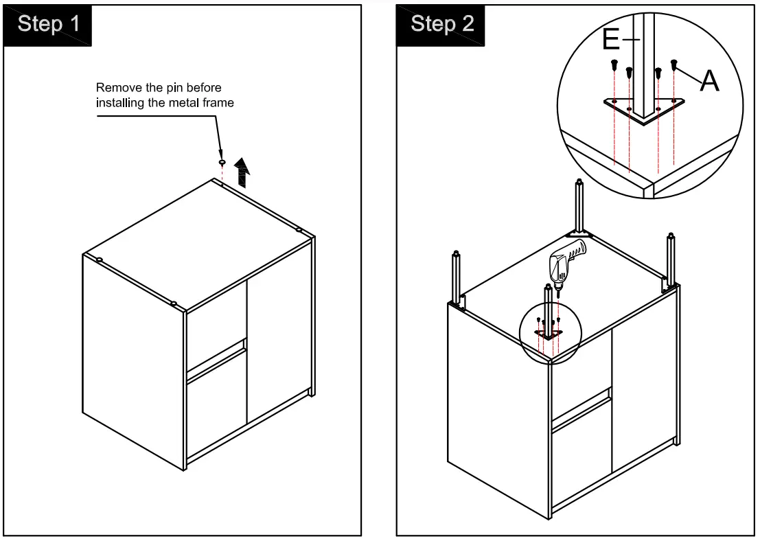 THE HOME DEPOT BVB01824IMORB ARTCHIRLY Bathroom Vanity in Brown - fig 7