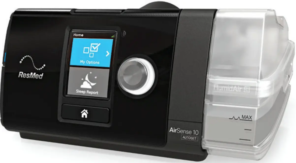 APRIA ResMed AirSense 10 Sleep Therapy Device - Device and Settings