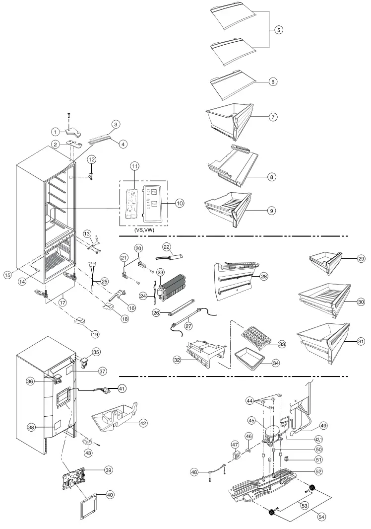 Panasonic NR BX41BG Fridge -