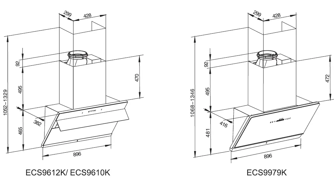 Electrolux ECS9979K Range Hood 05