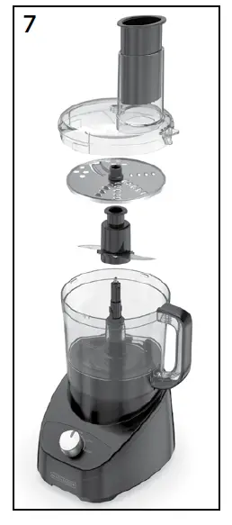 BLACK DECKER FP4150 8-Cup Food Processor fig 12