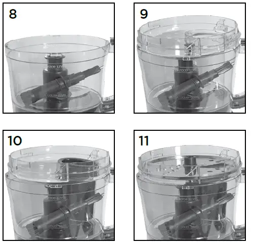 BLACK DECKER FP4150 8-Cup Food Processor fig 13