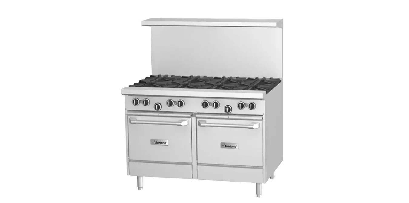 Garland G48-8ss Double Storage Base G Starfire Pro Series Gas Restaurant Range Instruction Manual