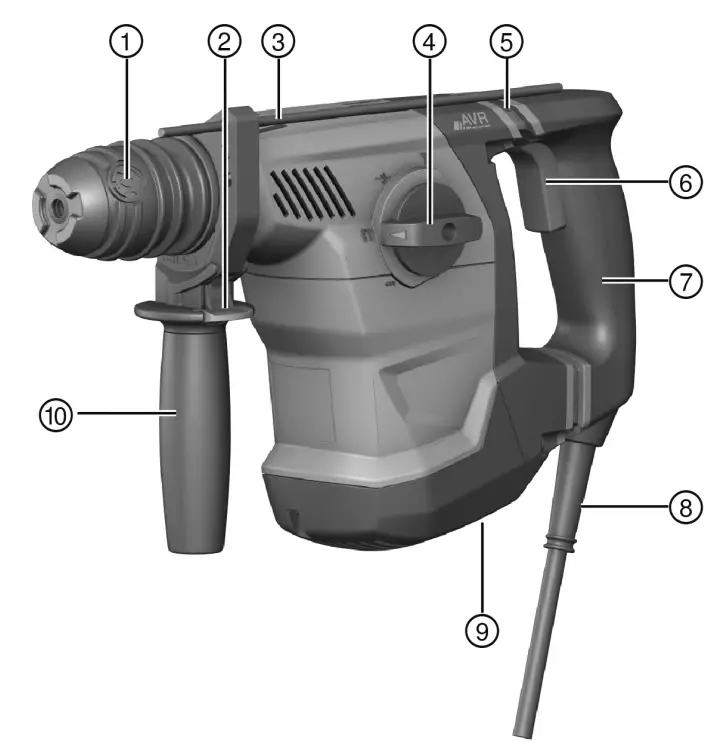 HILTI TE 30 Series Electric Hammer Drill fig 2