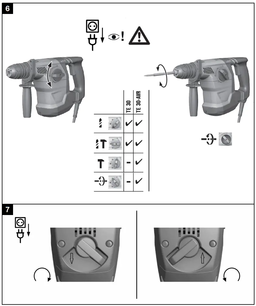 HILTI TE 30 Series Electric Hammer Drill fig
