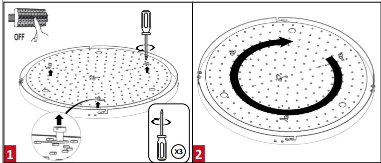 resistex 834453 Orome Ceiling Light - Fig5