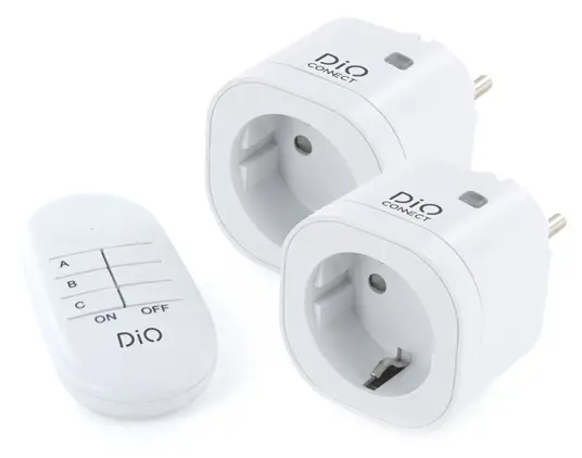 DiO 54927 WiFi and 433MHz Plug + Remote Control