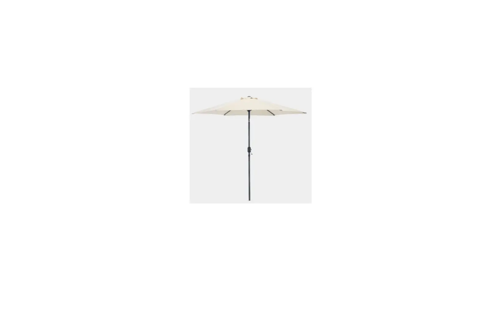 Vonhaus 2522062 2.7m Garden Ivory Parasol Umbrella Instruction Manual