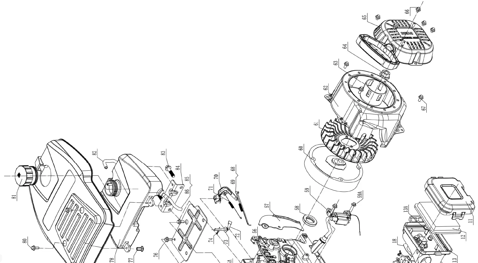 POWERSMART-PSM2521PH-21-Inch-3-in-1-Gas-Push-Lawn-Mower-fig-11