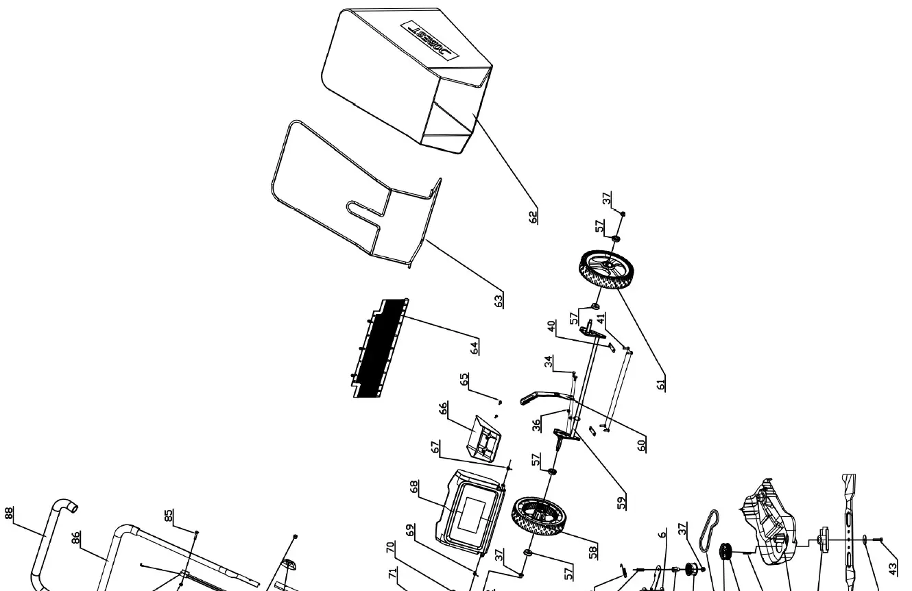 POWERSMART-PSM2521PH-21-Inch-3-in-1-Gas-Push-Lawn-Mower-fig-13