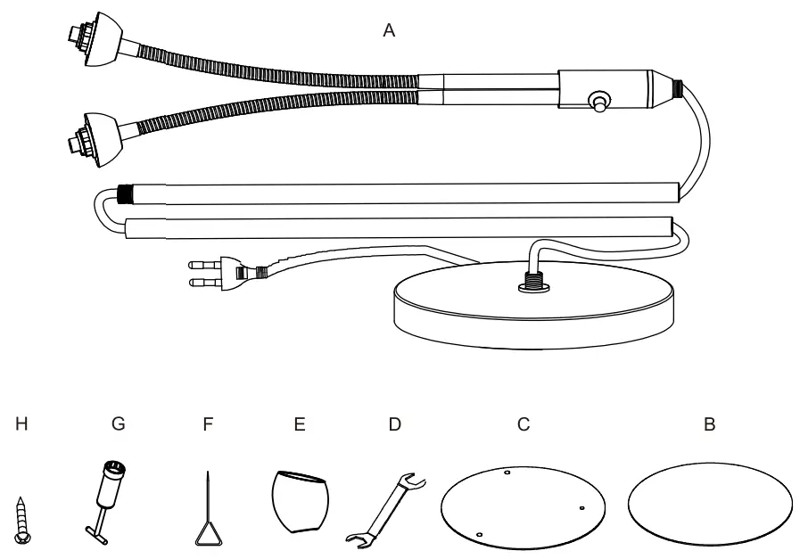 NOVA LIFE BECKY Floor Lamp fig