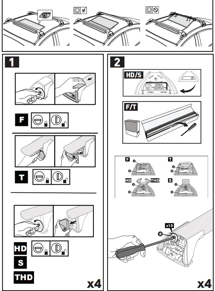mazda K420 Yakima Roof Bars Package - FIg1