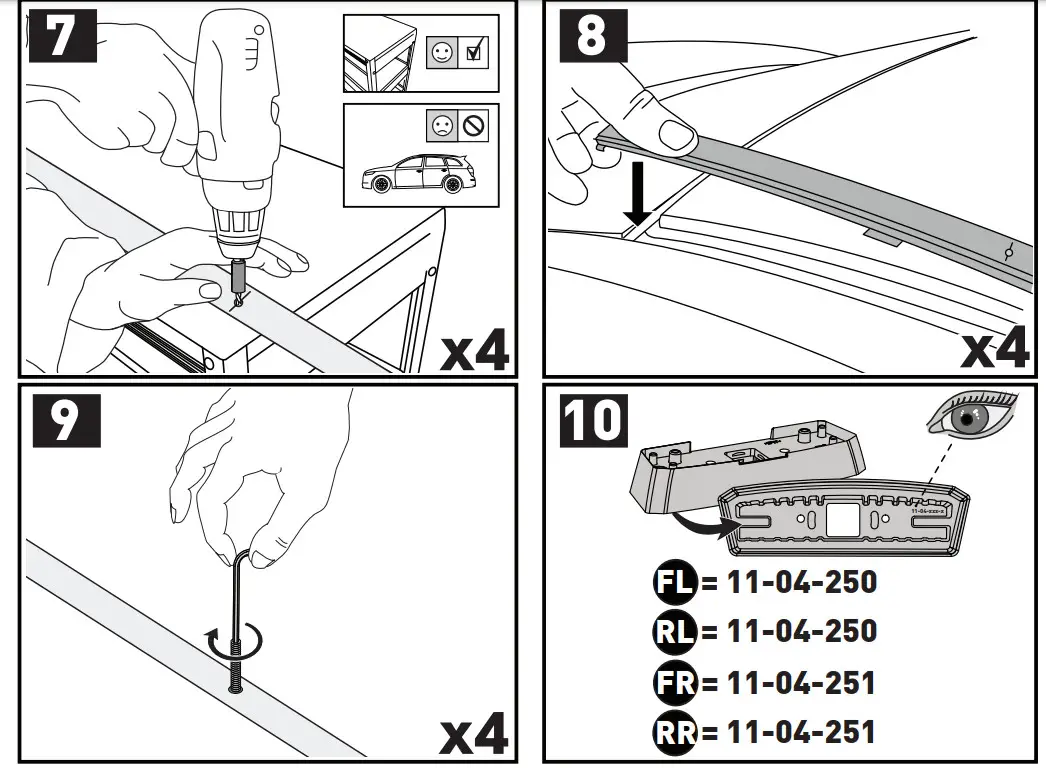 mazda K420 Yakima Roof Bars Package - FIg4