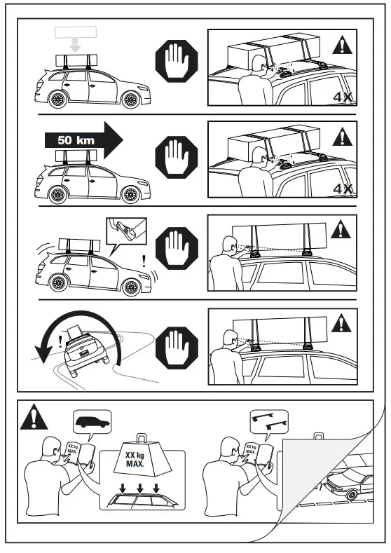 mazda K420 Yakima Roof Bars Package - FIg9