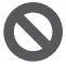 Prohibition symbol