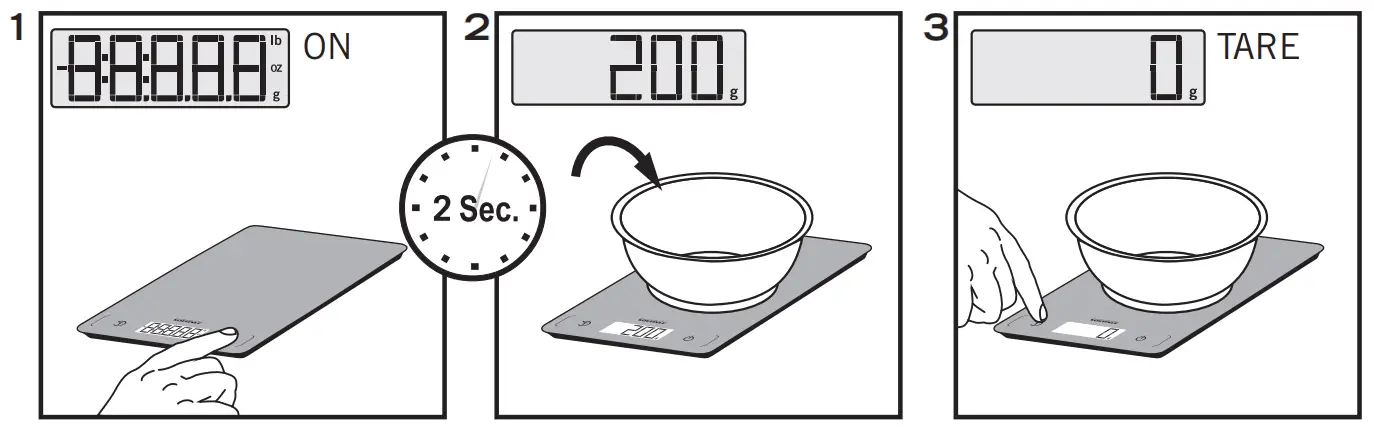 SOEHNLE 1774355 KWD Page Comfort 300 Slim Digital Kitchen Scales fig 5