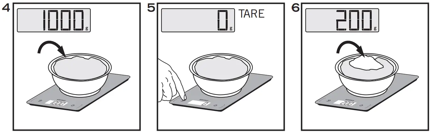 SOEHNLE 1774355 KWD Page Comfort 300 Slim Digital Kitchen Scales fig 6