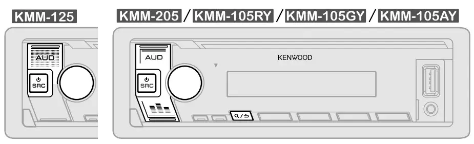 KENWOOD KMM-205 Digital Media Receiver - AUDIO SETTINGS
