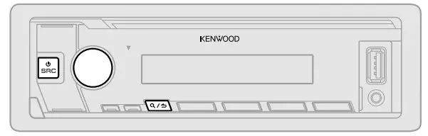 KENWOOD KMM-205 Digital Media Receiver - Faceplate 1