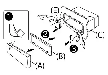 KENWOOD KMM-205 Digital Media Receiver - Installing 2