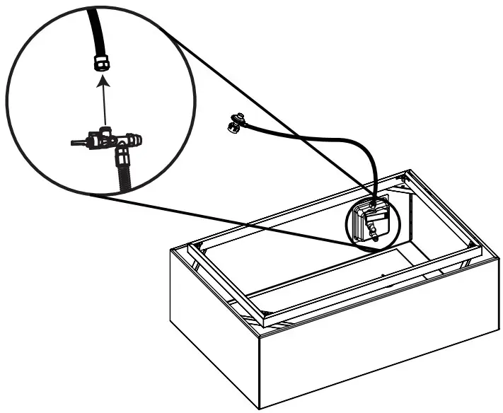 realflame Natural Gas Conversion Kit - Disconnect
