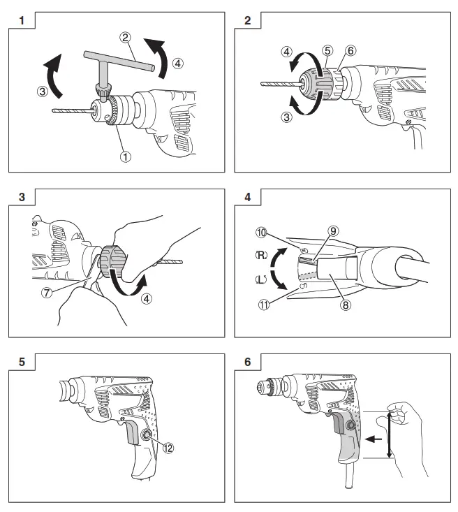 HiKOKI D 10VST L Drill - Fig