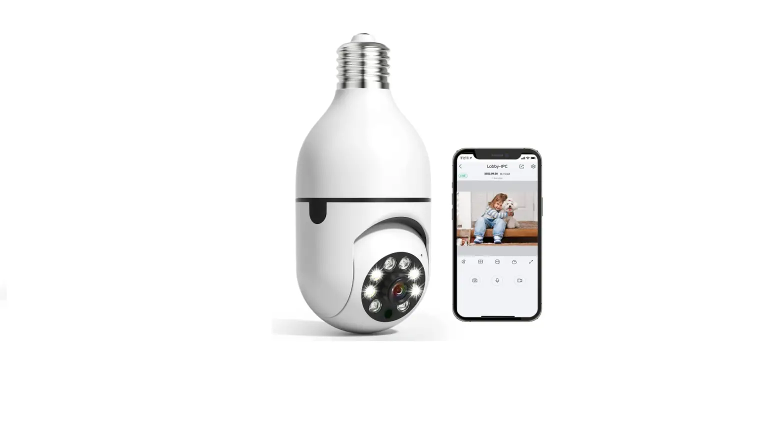 Aikela Bulb-e27 Wireless Wifi Outdoor Security Camera User Guide