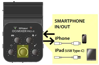 Roland GO MIXER PRO-X - FaceTime