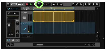 Roland GO MIXER PRO-X - Recording begins