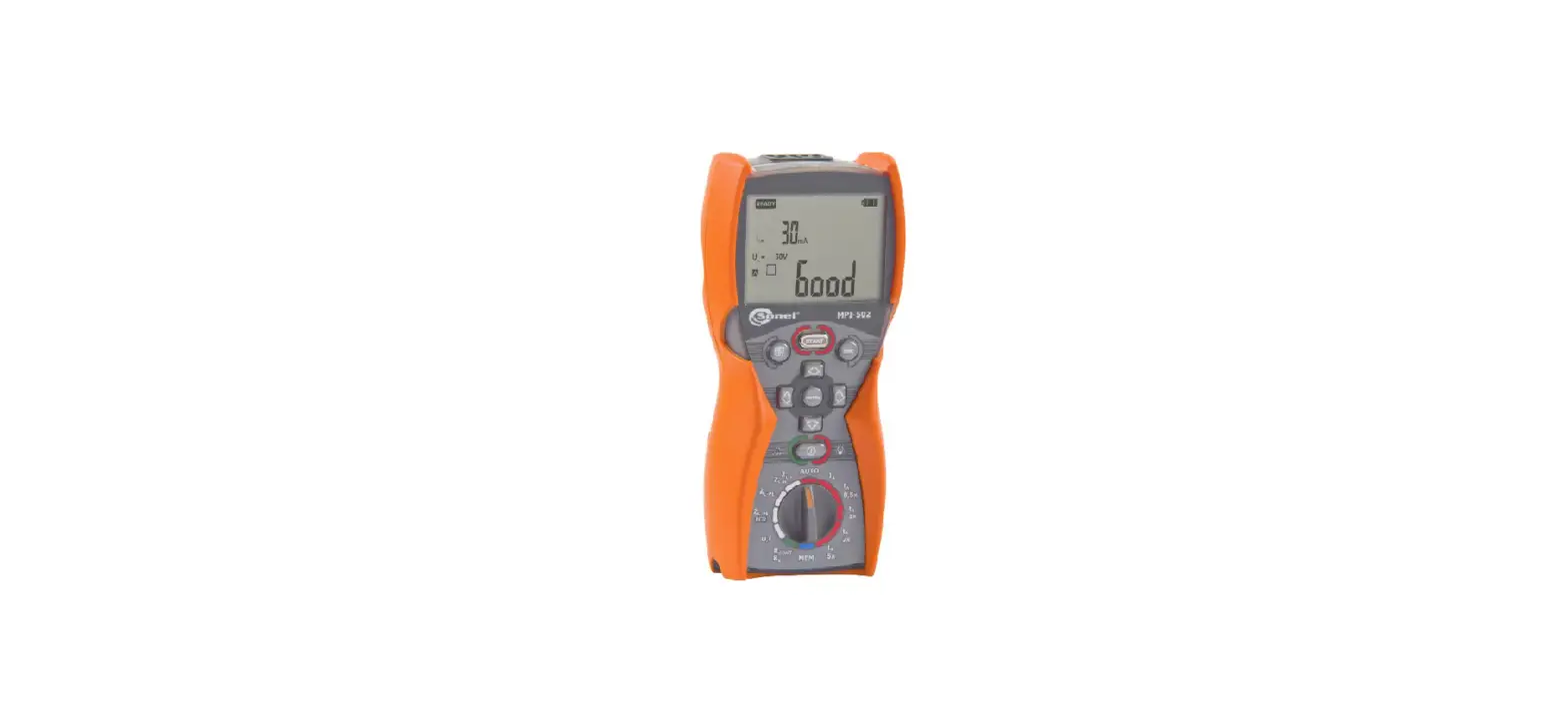 Sonel Mpi-502 Multifunctional Electrical Installations Meter Instructions Sonel Mpi-502 Multifunctional Electrical Installations Meter Instructions