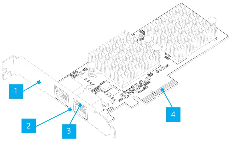 StarTech com ST10GSPEXNDP2 2 Port 10GBase T NBase T Ethernet Network Adapter Card