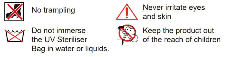 anko 43144068 Portable UV Steriliser Bag - icon 1