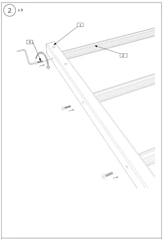 BenchK 310 Wall Bars - FIG4