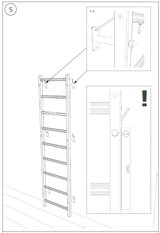 BenchK 310 Wall Bars - FIG7