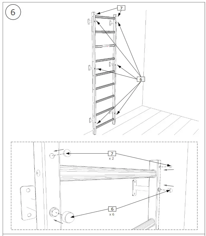 BenchK 310 Wall Bars - FIG8