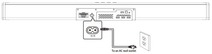 JVC TH-S560B Audio Home Theater System Soundbar - Power ON and OFF