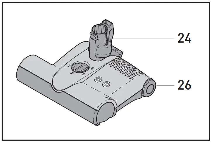 Floor cleaning heads SEBO KOMBI*(1)/ Combi head COMFORT PRO*(3)