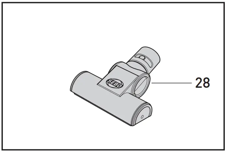 Floor cleaning heads SEBO KOMBI*(1)/ Combi head COMFORT PRO*(3)