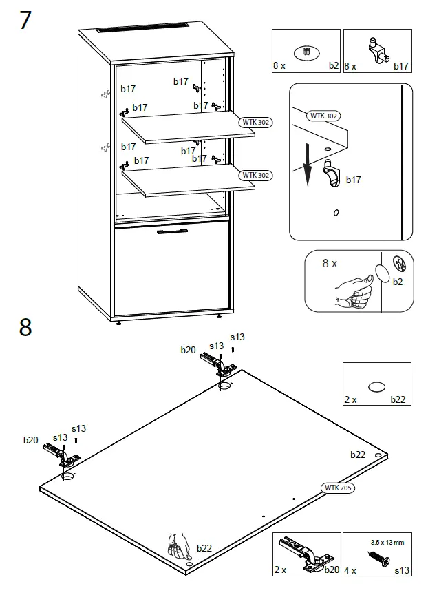 WASHTOWER-WSCN087-Washing-Cupboard-Cabinet-Instruction-FIG-14