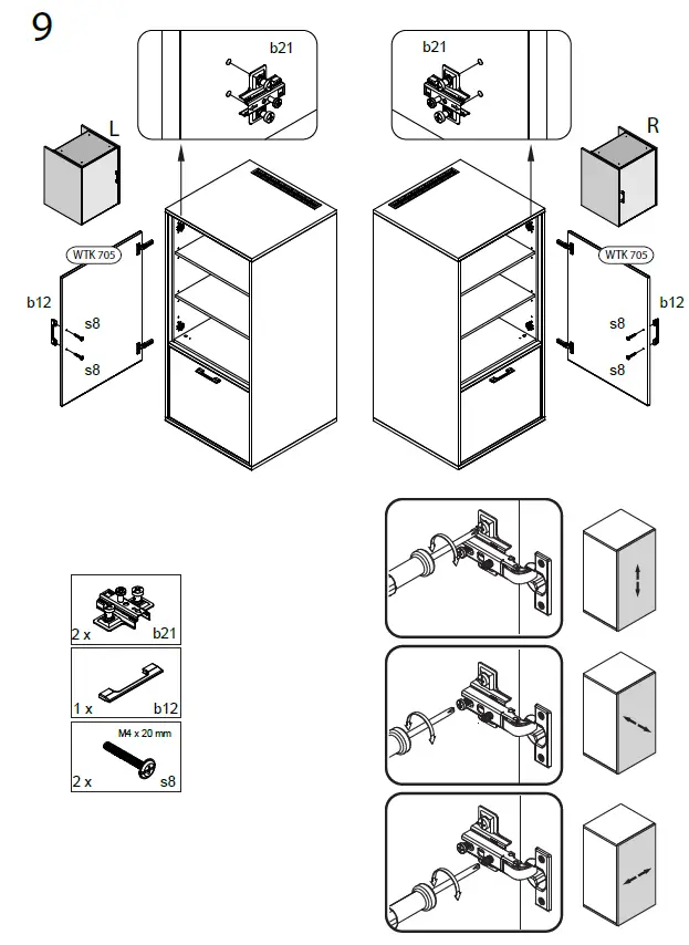 WASHTOWER-WSCN087-Washing-Cupboard-Cabinet-Instruction-FIG-15