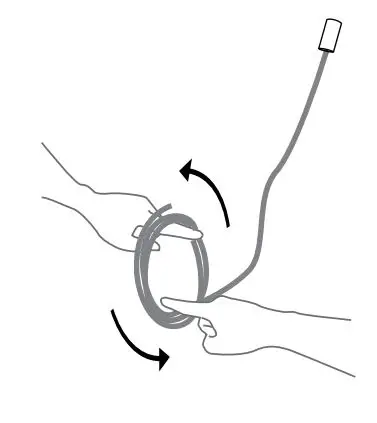 BOCCI 100.1mo Pendant Light - Very carefully uncoil