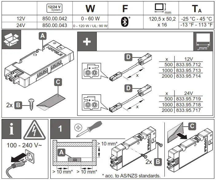HAFELE 850.00.042 Connect Mesh 6 Way Distributor - Product Overview 1