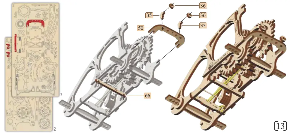 Wood-Trick-Buggy-3D-Wooden-Mechanical-Model-Kit-FIG 13