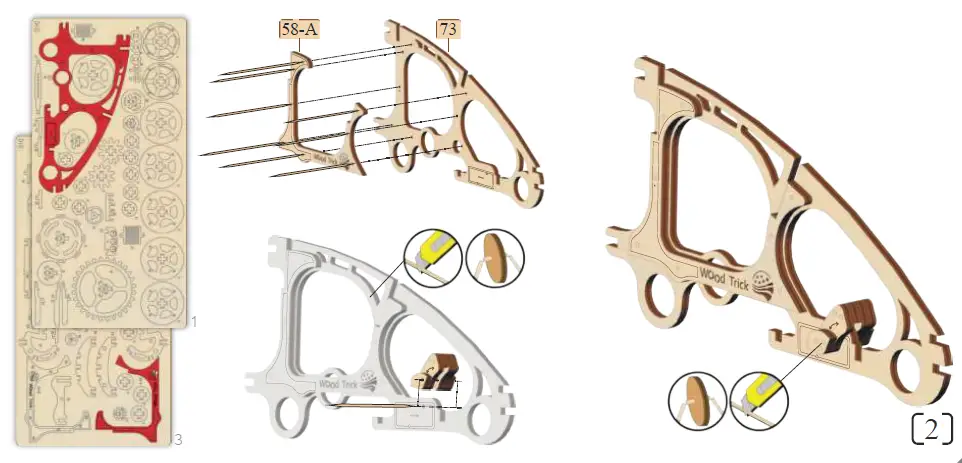 Wood-Trick-Buggy-3D-Wooden-Mechanical-Model-Kit-FIG 2