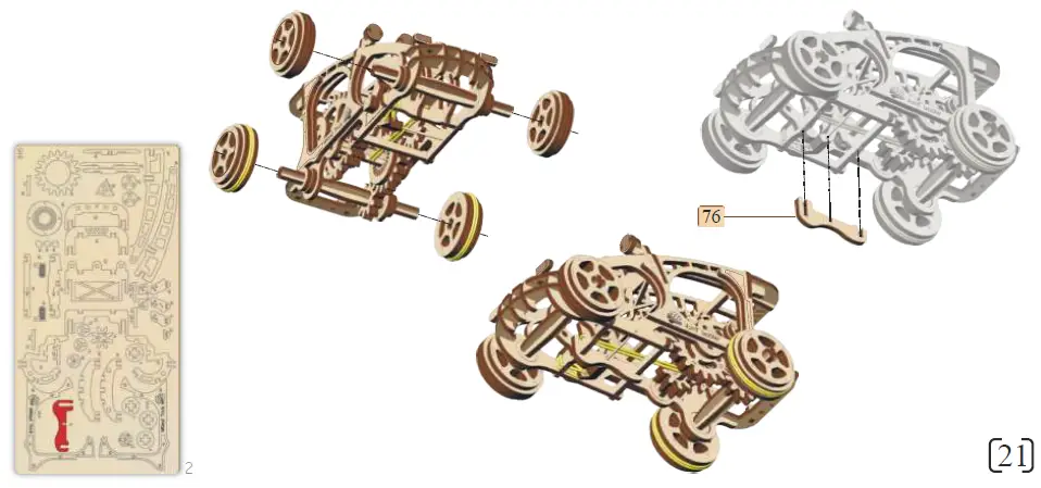 Wood-Trick-Buggy-3D-Wooden-Mechanical-Model-Kit-FIG 21