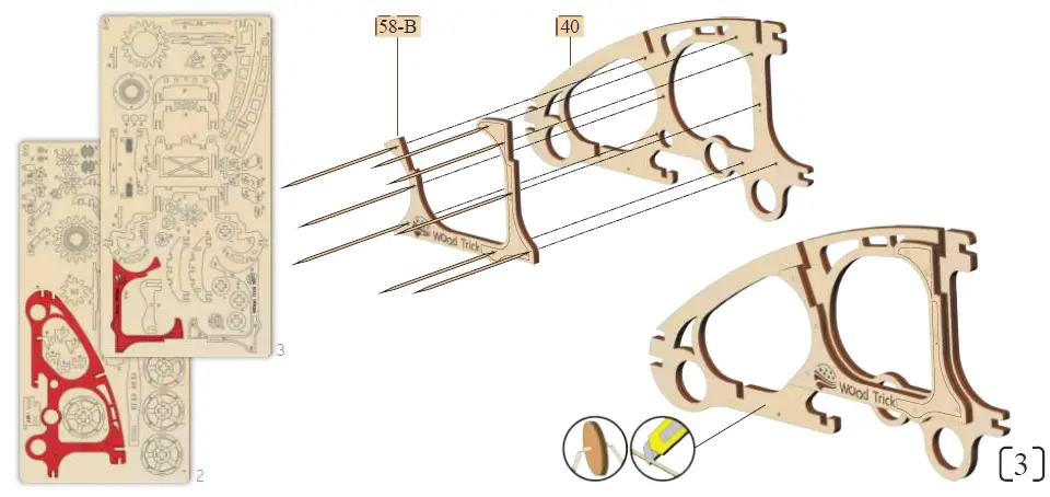 Wood-Trick-Buggy-3D-Wooden-Mechanical-Model-Kit-FIG 3
