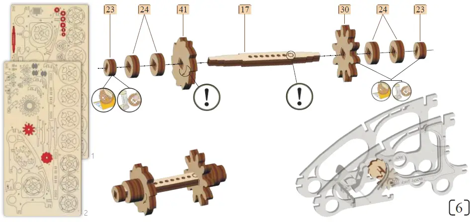 Wood-Trick-Buggy-3D-Wooden-Mechanical-Model-Kit-FIG 6