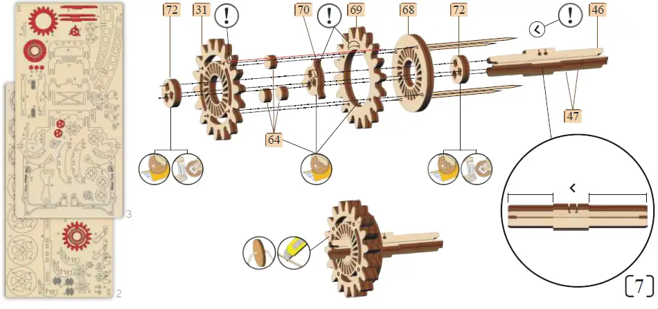 Wood-Trick-Buggy-3D-Wooden-Mechanical-Model-Kit-FIG 7