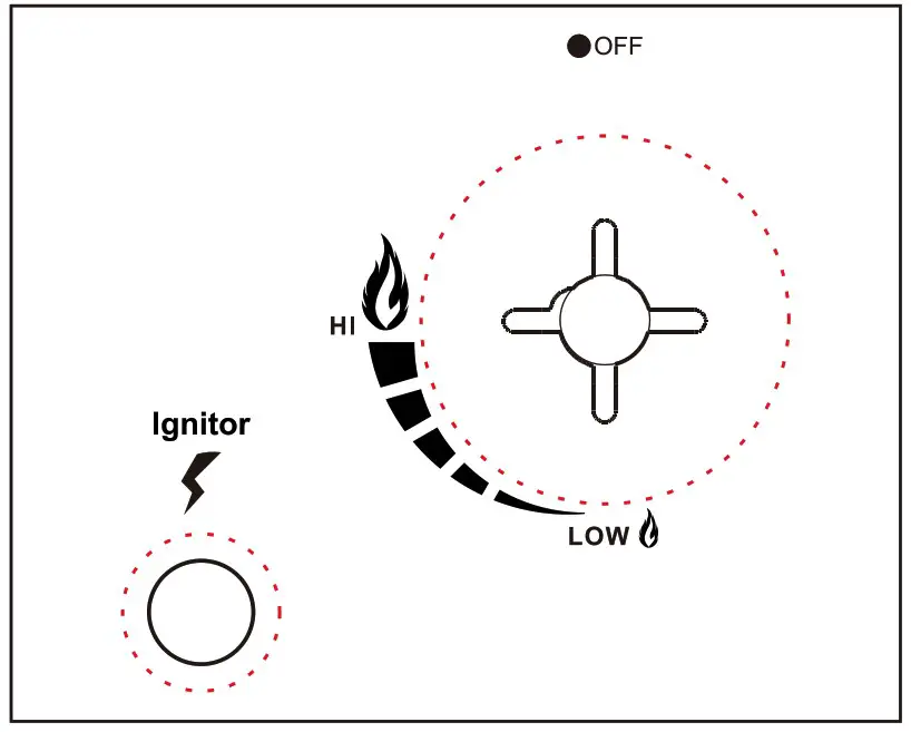 Royal Gourmet GB4001B 36 Inch 4 Burner Gas Griddle - 6