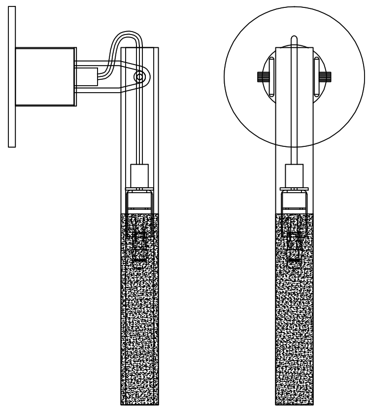 ET2 Contemporary Lighting E31090-93PC Light 13 inch Tall LED Wall Sconce